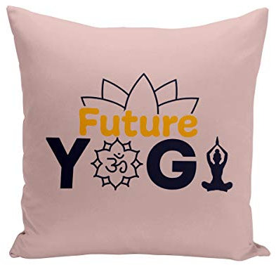 Kissen mit Kissenbezug 40x40 cm Future Yogi Zen Yoga