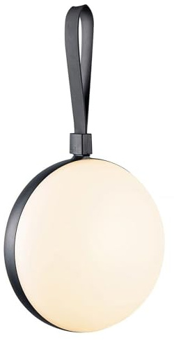 Nordlux 2218023001 Bring to Go 16 LED Licht, IP65, schwarz, tragbar, wiederaufladbar
