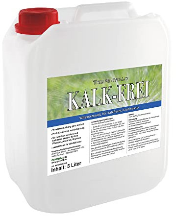 Entkalker Anti-Kalk XXL 5 Liter - kalkfreies und weiches Wasser für Pflanzen, Aquarien und Brunnen für 400-500 Liter kalkfreies Wasser - Tropenwald (5 Liter)