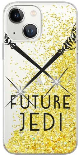 ERT GROUP mobile phone case for Apple Iphone 13 original and officially Licensed Star Wars pattern 008 optimally adapted to the shape of the mobile phone, with glitter overflow effect
