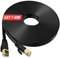 Cable Ethernet 40 Metros Exterior Interior, Largo RJ45 Plano Cable de Red 40m Cat7 Alta Velocidad Cable LAN 40 Metros, Núcleo de Cobre Puro Cable Internet, Gigabit Banda Ancha Cable Patch para Router