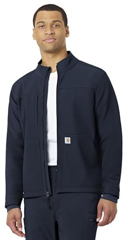 Carhartt Men's Fluid Resistant Fleece Jacket Giacca, Blu Marino, XXL Uomo
