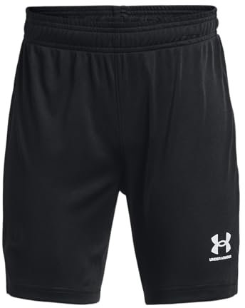 Under Armour Jungen Y Challenger Core Short, schnelltrocknende, schweißableitende Jungen Sport Shorts mit 4-Way-Stretch, lockere, kurze Sporthose für Sportunterricht, Fußballtraining und mehr