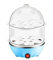 lmoikesz 7-Eggs Boiler Multifunction Electric Egg Cooker Portable Automatic Mini Steamer Auto-Off Cooking Tools Kitchen Utensil for (Blue, Double Layer)