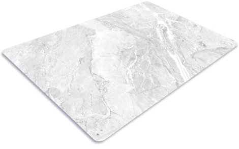 Pagnanno. Chopping Board-Catering Cutting Set-Kitchen Board-Glass Worktop Savers-Sink Chopping Board-Large-Worktop Protectors Heat Resistant-Marble Effect Grey (Design 14, 50 x 40 cm (Pack of 1))