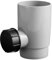 Marley Regenrinnen System Dachrinnenteile DN 75 Fallrohrsystem Grau RAL 7040 Dachrinnenset aus PVC (Regensammler)
