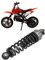 Stoßdämpfer, 210mm/8,3 Zoll Verstellbare Hinterradaufhängung Feder Stoßdämpfer für Motorrad, Roller, Mountainbike, Moped, Pocketbike, Mini Dirt Bike