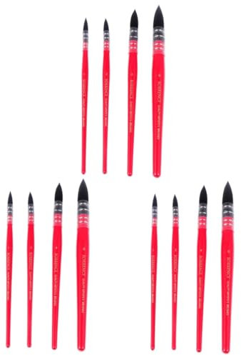 DIYEAH 3sets Nylon Miniature Painting Brushes Set Paint Brush Set for Art for Drawing