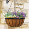 Garden Mile hanging basket Outdoor Durable Metal Basket for garden Decorations, Balcony, Patio Hanging Flower Planters - Weatherproof garden planter (12 Saxon Hanging Basket)