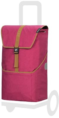 Andersen Einkaufstrolley Ersatztasche - 46 Liter - Seiten- & Fronttasche | extra Innenfach - wasserabweisend - Reflektoren - faltbar - Auke rubin