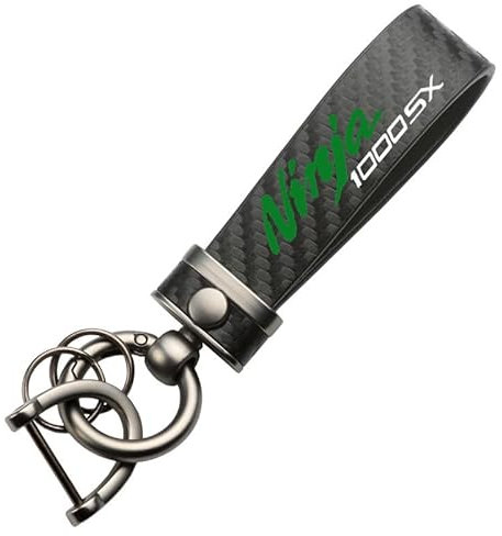 Porte-Clés De Moto En Alliage De Zinc Et Fiber De Carbone, Pour Kawasaki NINJA 1000SX NINJA1000SX, Cadeaux