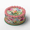 Tortendeko-Set Blumenwiese Bestehend aus 4 Tortenbändern und 1 Tortenaufleger aus Fondant Tortenbänder und Tortenaufleger essbar Essbare Tortendeko Geburtstagstorte, Hochzeit