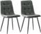 LEWE Esszimmerstühle 2er Set,Gepolsterter Stuhl mit Hoher Rückenlehne,Esstischstühle Beistellstühle, Wohnzimmerstuhl, Polsterstuhl mit Metallfuß, für Esszimmer,Küche & Wohnzimmer