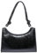 Milisente Damen Clutch Elegante Schultertasche Handtasche Hobo Abendtasche Crossbody Clutch mit Glitze Tragegurt(PU Schwarze)