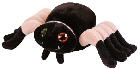 champracer Spinne Kuscheltier Lebensechte Spinnen Stofftier Niedliches Spinne Plüschtier Ideales Kinder Spielzeug Geschenk und Halloween Dekoration (Rosa Spinne,20 cm)