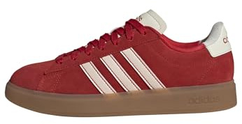 adidas Women's Grand Court 2.0 Shoes, Better Scarlet/Wonder Quartz/Off White, 7.5 UK