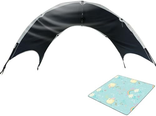 Strandzelt, Outdoor Camping Sun, tragbar Camping Shelter für Outdoor Picnic Fishing, UPF 50+ Sonnenschutz Canopy, 13,78 x 5,91 Zoll, Easy Set Up