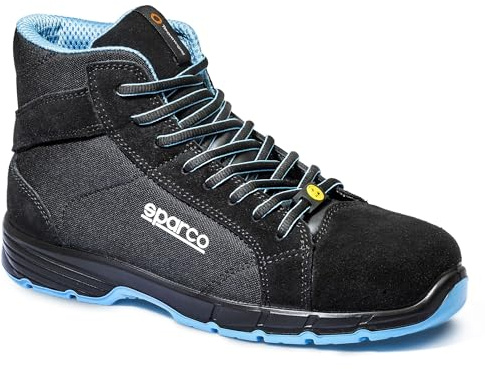 Sparco - Horizon-H Fargo ESD S3S SR FO - Herren-Sicherheitsschuhe - rutschfeste und langlebige Arbeitsschuhe - Sicherheitsschuhe für alle Arbeitsbedingungen - 41 EU