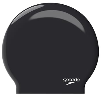 Speedo Biofuse Protective Badekappe für Unisex Erwachsene, Schwarz, L