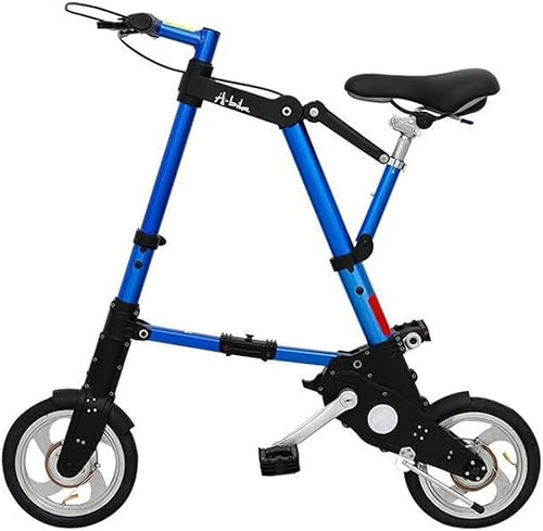 8 Ih Mini Faltbares Fahrrad Tragbares Faltrad Mit Korb Ultraleichte Erwachsene Studenten Faltrad Für Sport Outdoor Radfahren Reisen Pendeln, B, 8inch