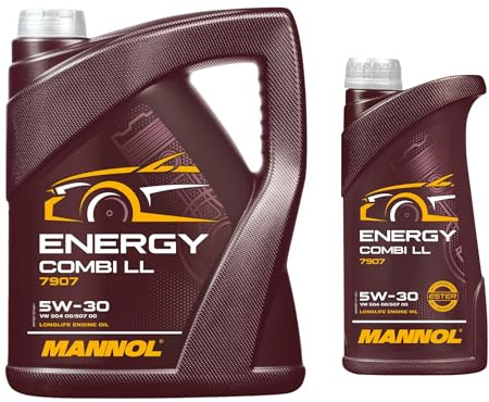 6 Liter Original MANNOL Motoröl Energy Combi LL 5W-30 API SN/CF Öl