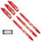 Pilot Tintenroller Frixion Ball, radierbar (3er Pack + Radierer, rot)