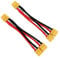 Boladge 2-Pack Parallel XT60 Battery Connector Y Splitter 1 Female XT60 Connector to 2 Male XT60 Connector Y-harness for DJI Phantom RC Mode Helicopter Quadcopter