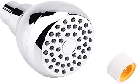 Cabezal de ducha de alta presión con cabezal giratorio de metal ajustable y anti-obstrucción, anti-fugas, cabezales de ducha cromados para baño