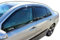 J&J AUTOMOTIVE | Windabweiser Passend Für E-Klasse W211 Limousine 2002-2008, Heko Regenabweiser, Getönt, Set 4-Teilig, Vorne, Hinten, Aerodynamisch
