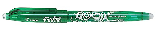 Pilot Frixion Feine Linie Wärme / Reibung Löschbare Tintenroller 0.5Mm Spitze - Grün