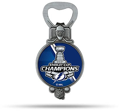 NHL Tampa Bay Lightning 2021 Stanley Cup Champions Bottle Opener Magnet