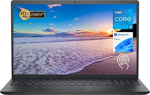 DELL Inspiron 15 3511 Laptop, 15.6 FHD Touchscreen, Intel Core i5-1035G1, 16GB RAM, 2TB PCIe NVMe M.2 SSD, SD Card Reader, Webcam, HDMI, WiFi, Windows 11 Home, Black