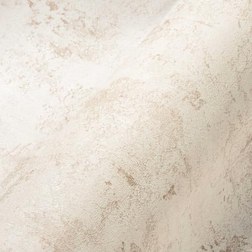 A.S. Création THE BOS 388236 Papier peint intissé Effet pierre Beige 10,05 m x 0,53 m Fabriqué en Allemagne