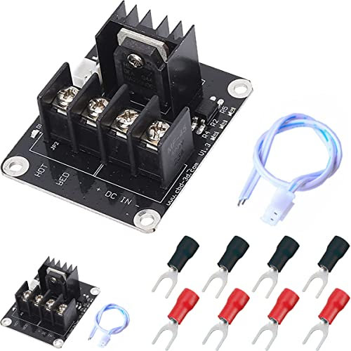 DAOKAI 3D Drucker Heizbett Leistungsmodul MOS Rohr Mosfet Hochstrom Beheiztes Bett-Leistungsmodul 25A Hohe Macht 3D-Druckerzubehör mit Kabel(2 Stück)