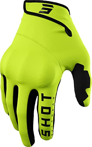 Shot Trainer CE 2.0 Motocross Handschuhe (Neon Yellow,8)