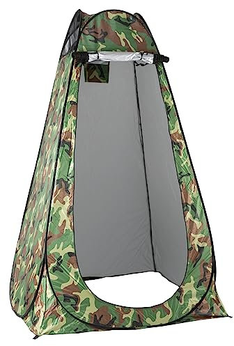 Stagecaptain TZC-190 Quixie Pop-up Toilettenzelt – Tente Polyvalente pour Toilette, Cabine d’essayage ou ombrage, 190 cm Haut, 2,3 kg, légère, Camouflage, idéale pour l’extérieur.
