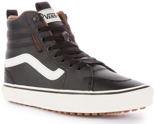 Vans Herren Filmore Hi Vansguard Sneaker, Leather Black Marshmallow, 42.5 EU