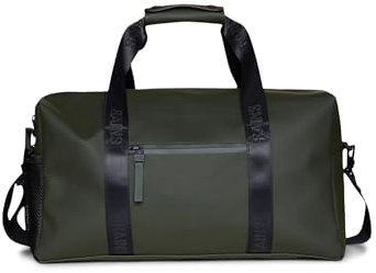 Rains Trail Turnbeutel - Wasserdichter Sportbeutel für Damen und Herren - Tasche für Sport, Fitnessstudio, Fitnes, grün, Einheitsgröße, Modern
