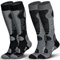 Ozaiic Merino Wollsocken Skisocken für Damen & Herren, Atmungsaktive Kompressionsstrümpfe Thermosocken, Warme Dicke Wintersocken Kniehoch für Outdoor-Sport, Snowboarden