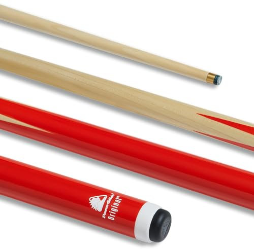PowerGlide Unisex Jugend Original Snookerqueue, 1 Stück, rot, Junior Length 52