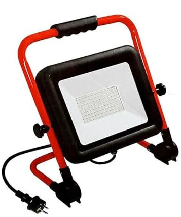 ROSI RSH44 Tragbarer LED-Scheinwerfer, 100 W, 8000 Lumen, Kabel 1,5 m, IP65, 230 V, natürliches Weiß, 4000 K