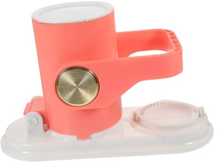 GRIRIW Skin Press Corn Tortilla Maker Ravioli Maker Press Pierogi Press Pasta Dough Maker Empanada Press Mold Dough Presser Tortilla Maker Press Plastic Pink Simple Wonton Wrappers