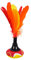 ALLENGLANT (Hühner) Federnball, Neopren-Handfederball, Strandunterhaltung, bunter chinesischer Jianzi Indiaca-Federball-Hand-Badminton for Indoor-Outdoor-Spiel-Fitness-Aktivitäten