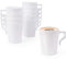 MATANA 150 Weiße Hartplastik Kaffeebecher, 255ml - Kaffee, Tee, Schokolade, Heiße & Kalte Getränke - Stabil & Mehrweg - Camping, Hochzeiten, Picknick, Grillabende, Outdoor-Events, Partys