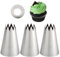 Lot de 3 douilles extra larges en forme d'étoile ouverte pour churros, ecars, meringues, œufs viillés, gâteaux, cupcakes, cookies et pâtisseries
