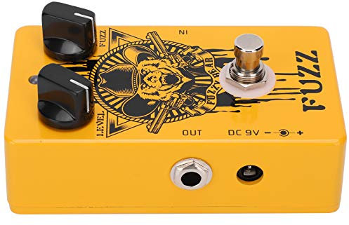 Fuzz-Pedal, Gitarrenpedal, Gitarren-Mini-Fuzz-Effektpedal, Gitarrenpedale mit True Bypass für E-Gitarre, Bass