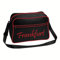 multifanshop Retrotasche - Frankfurt - Schriftzug - Druck rot - Tasche Größe one size schwarz/weiß