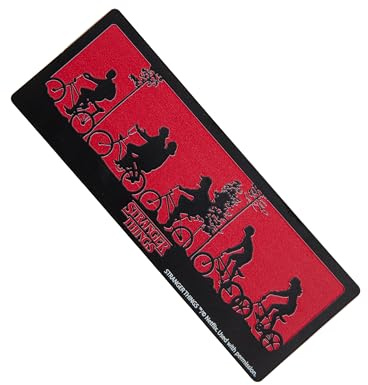 Cinereplicas Stranger Things – Silhouetten-Lesezeichen aus Metall, 12 x 4,5 cm, offizielle Lizenz