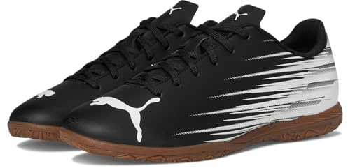 Puma Men's ATTACANTO Indoor Trainer Soccer Shoe, Puma Black-Puma White, 8