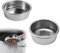 DLPRK 2 Filtros PRESURIZADOS de 1 Tazas/2 Tazas y 1 y 2 Tazas de Acero Inoxidable (51mm). Cesta de café Doble Capa Especial Espresso, Retrolavado, Café para Camping, Cafetera, Accesorios Cafetera